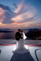 Mark & Lianne Wedding, Santorini Greece